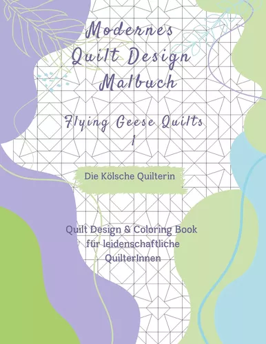 Modernes Quilt Design Malbuch