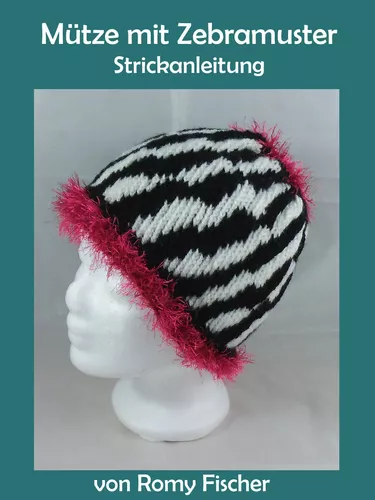 Mütze mit Zebramuster