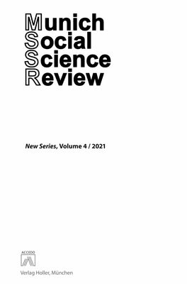 Munich Social Science Review (MSSR), Volume 4