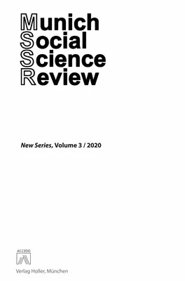 Munich Social Science Review, New Series, Volume 3