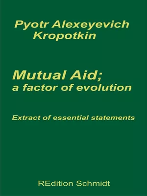 Mutual aid; a factor of evolution