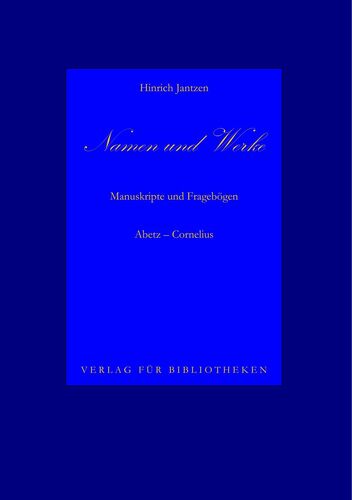 Namen und Werke 6