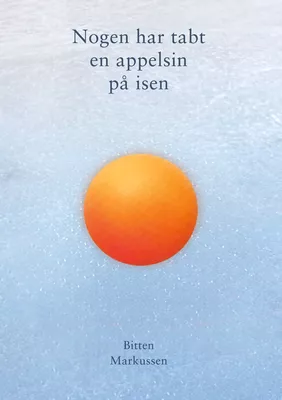 Nogen har tabt en appelsin på isen