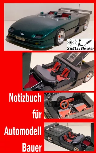 Notizbuch für Automodell-Bauer