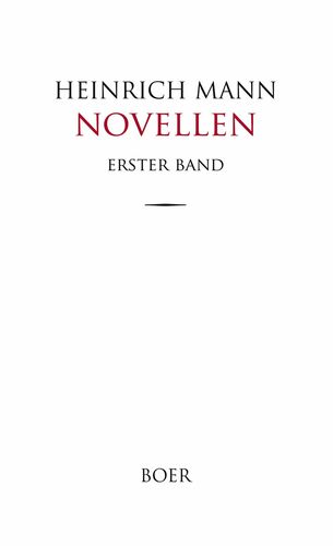 Novellen Band 1