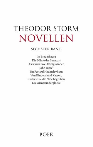 Novellen sechster Band