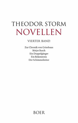 Novellen vierter Band