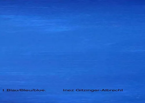 Nr.1 Blau/blue/bleu