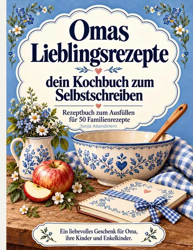 Omas Lieblingsrezepte - Dein Kochbuch zum Selbstschreiben