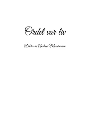 Ordet var liv