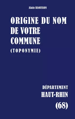 Origine du nom de votre commune