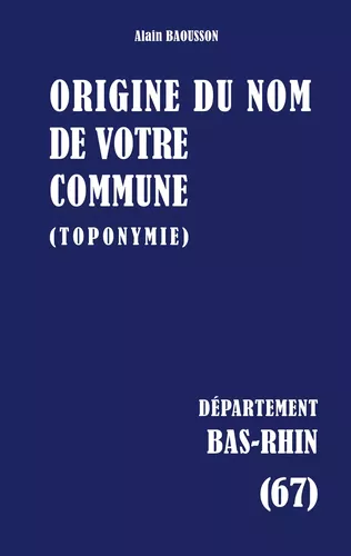Origine du nom de votre commune