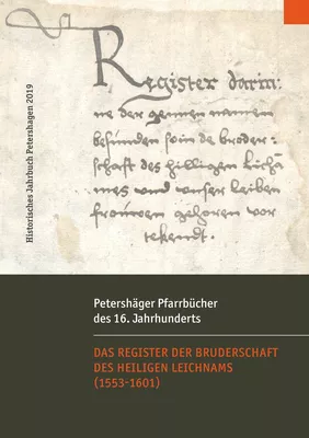 Petershäger Pfarrbücher des 16. Jahrhunderts