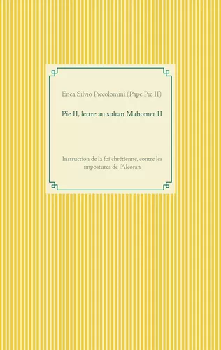 Pie II, lettre au sultan Mahomet II