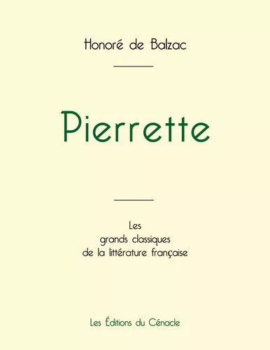 Pierrette de Balzac (édition grand format)