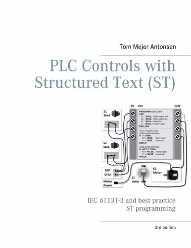 PLC Controls with Structured Text (ST), V3 Monochrome