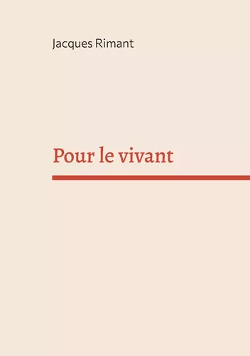 Pour le vivant