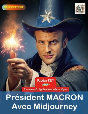 President Macron avec Midjourney