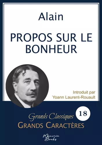 Propos sur le bonheur en grands caractères