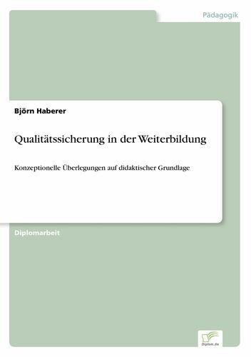 Qualitätssicherung in der Weiterbildung