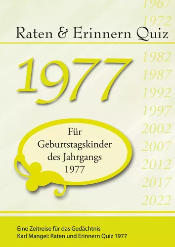 Raten und Erinnern Quiz 1977