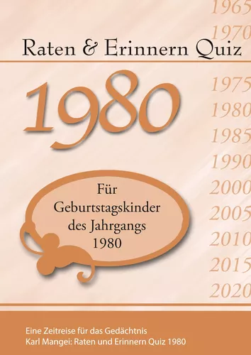Raten und Erinnern Quiz 1980