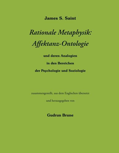 Rationale Metaphysik: Affektanz -Ontologie