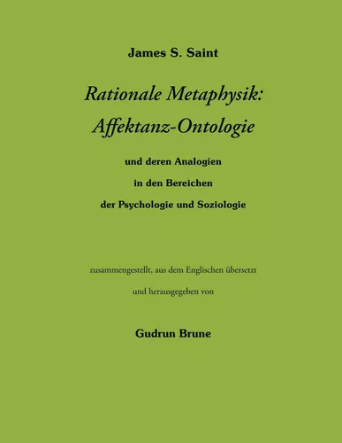 Rationale Metaphysik: Affektanz -Ontologie