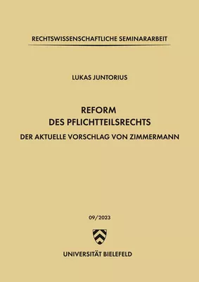 Reform des Pflichtteilsrechts
