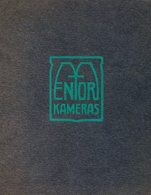 Reprint Herstellerkatalog Mentor Kameras (1912)