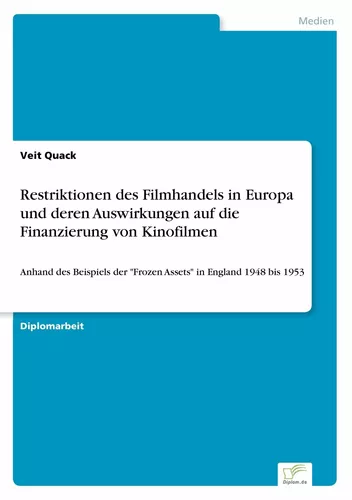 Restriktionen des Filmhandels in Europa und deren Auswirkungen auf die Finanzierung von Kinofilmen