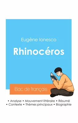 Réussir son Bac de français 2024 : Analyse de la pièce Rhinocéros d'Eugène Ionesco