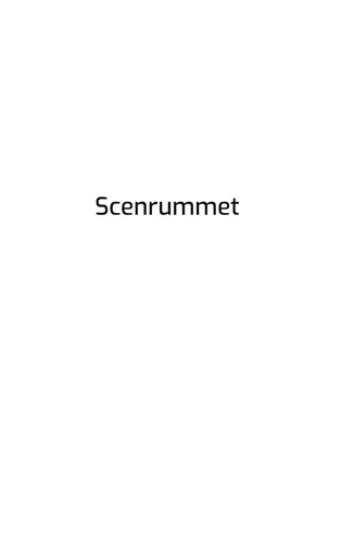 Scenrummet