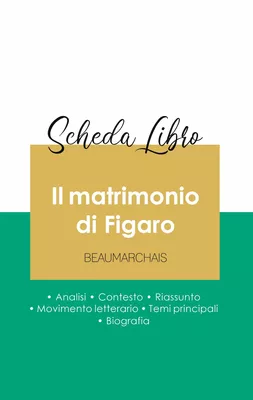 Scheda libro Il matrimonio di Figaro di Beaumarchais (analisi letteraria di riferimento e riassunto completo)