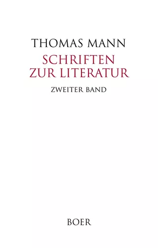 Schriften zur Literatur Band 2