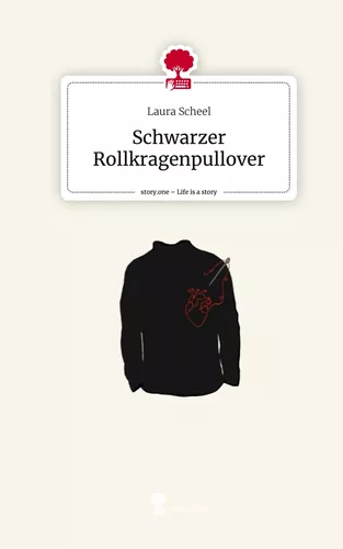 Schwarzer Rollkragenpullover. Life is a Story - story.one