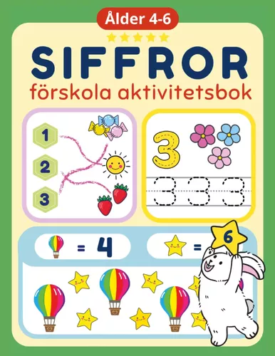 Siffror Förskola Aktivitetsbok
