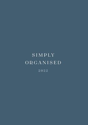 SIMPLY ORGANISED 2022 - premium blue
