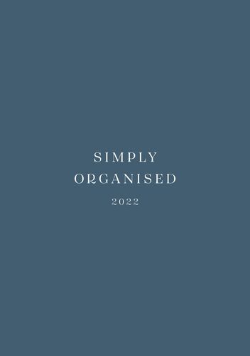 SIMPLY ORGANISED 2022 - simply blue