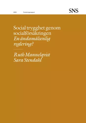 Social trygghet genom socialförsäkringen