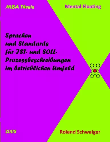 Sprachen und Standards für IST- und SOLL-Prozessbeschreibungen im betrieblichen Umfeld