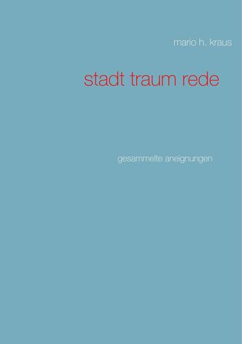 Stadt Traum Rede