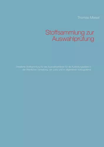 Stoffsammlung zur Auswahlprüfung