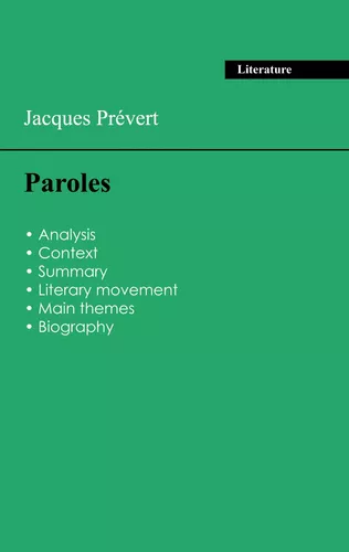 Succeed all your 2026 exams: Analysis of the collection of Jacques Prévert's Paroles