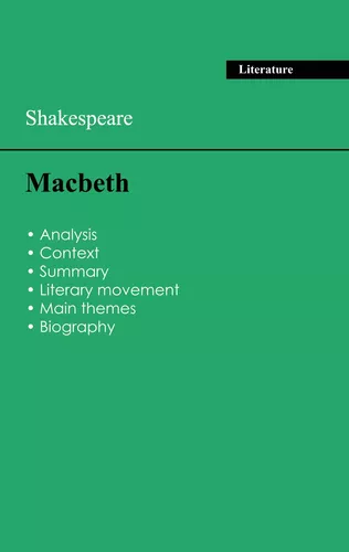 Succeed all your 2026 exams: Analysis of the play of Shakespeare's Macbeth