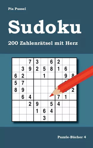 Sudoku 200 Zahlenrätsel mit Herz