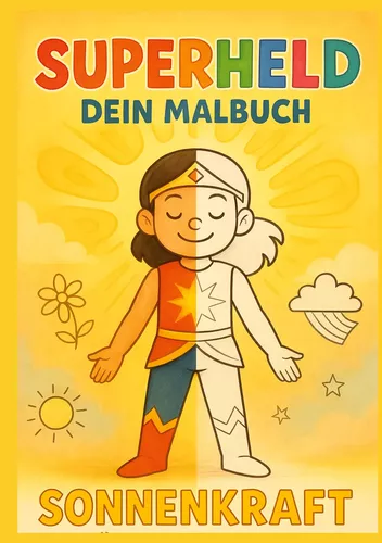 Superheld - Dein Malbuch