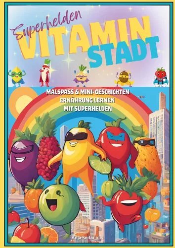 Superhelden Vitamin Stadt
