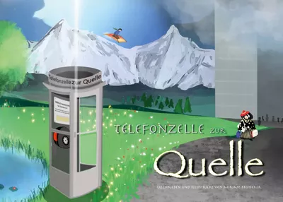 Telefonzelle zur Quelle