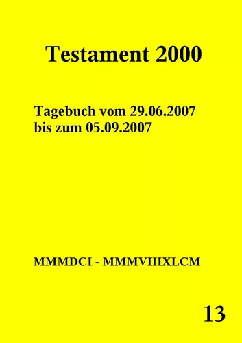 Testament 2000 Band 13
